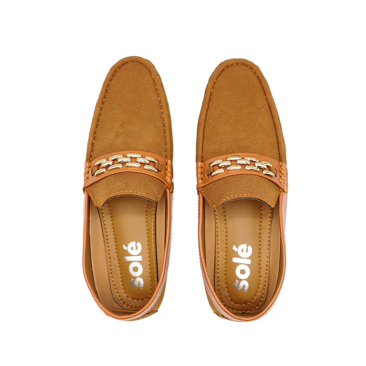 Mustard Loafer Slip On 165115 Heels Shoes