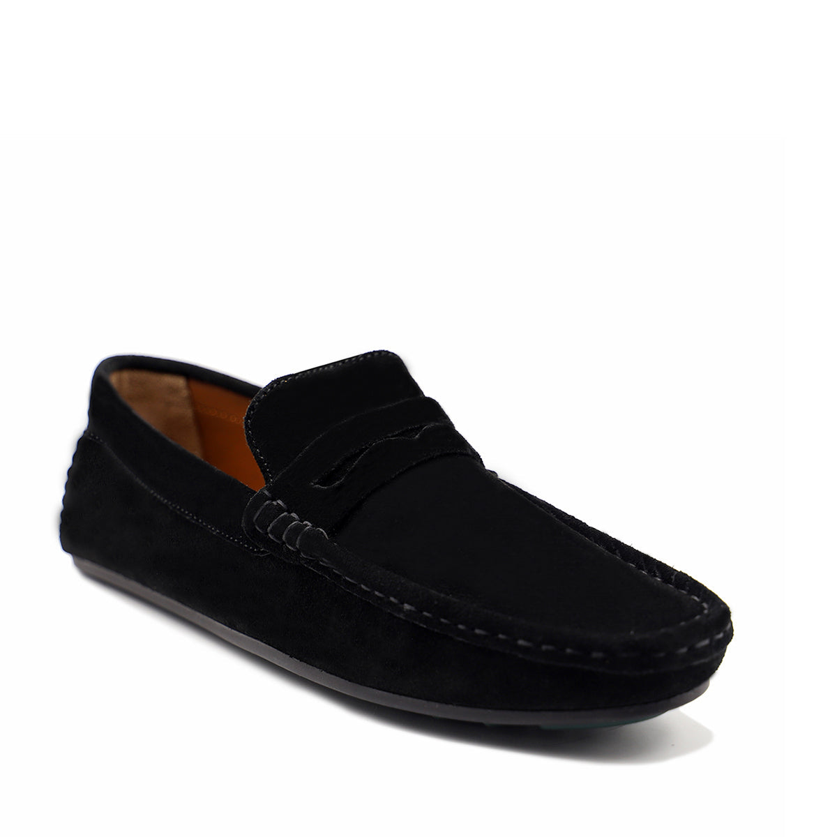 plain black slip on shoes