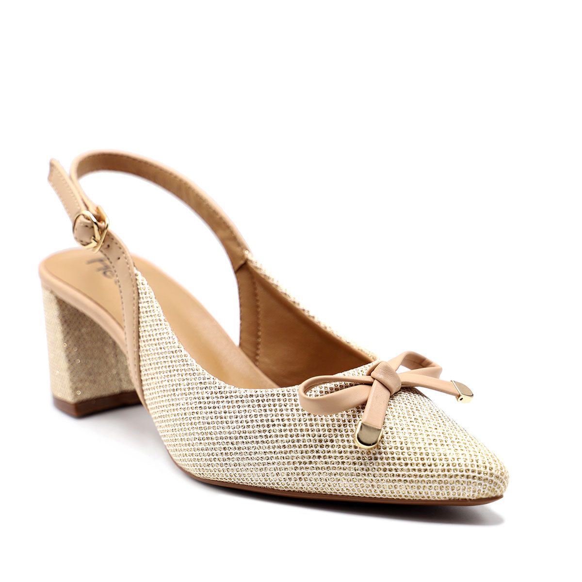 Gold 2025 slingback heels