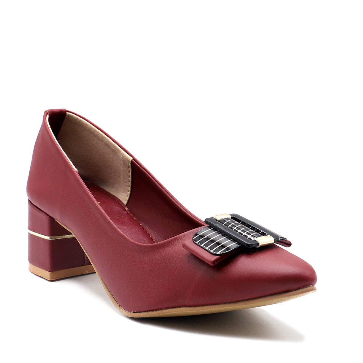 Maroon Formal Court Shoes 085402