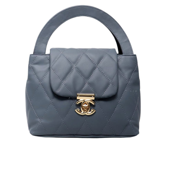 Grey Casual Hand Bag P00P01172
