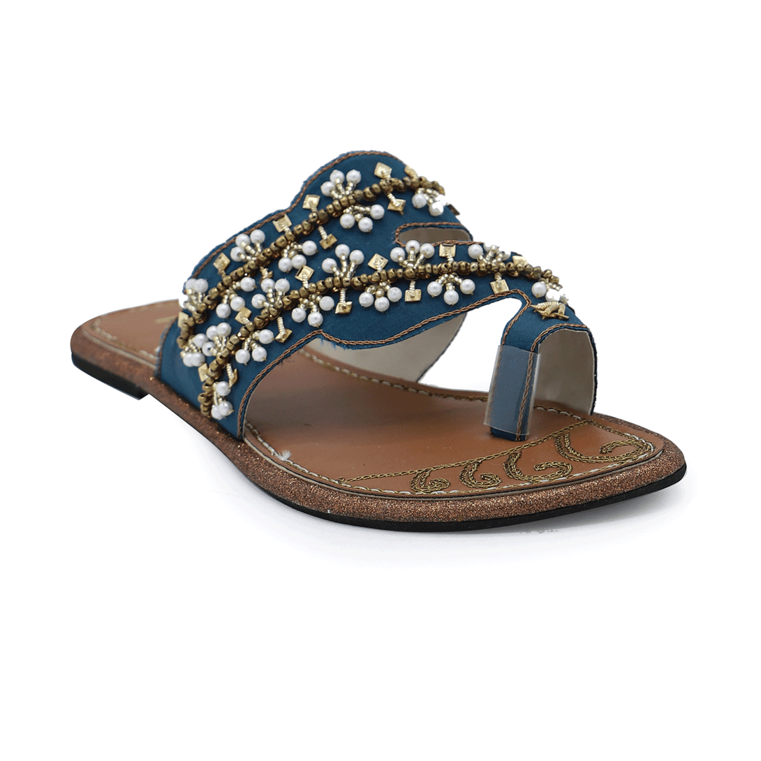 Navy Ethnic Chappal 005685