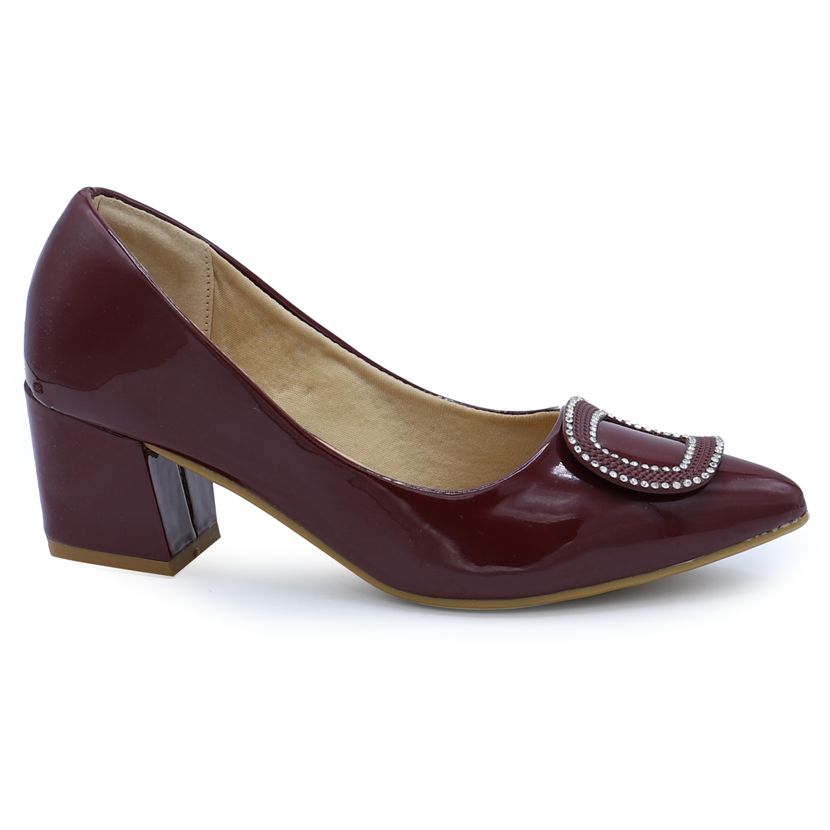 Maroon Formal Court Shoes 085407