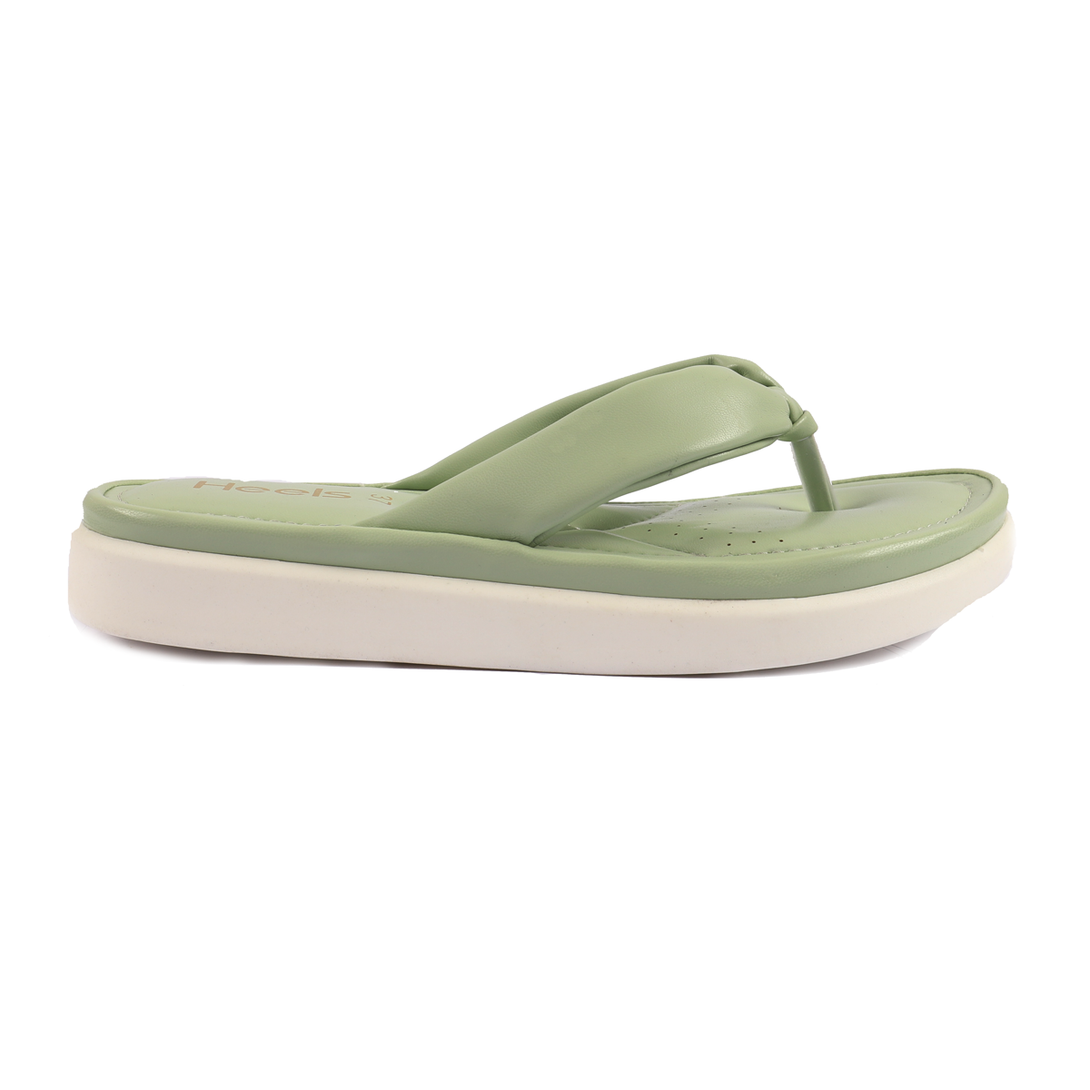 Mint Green Pu Chappal 070225