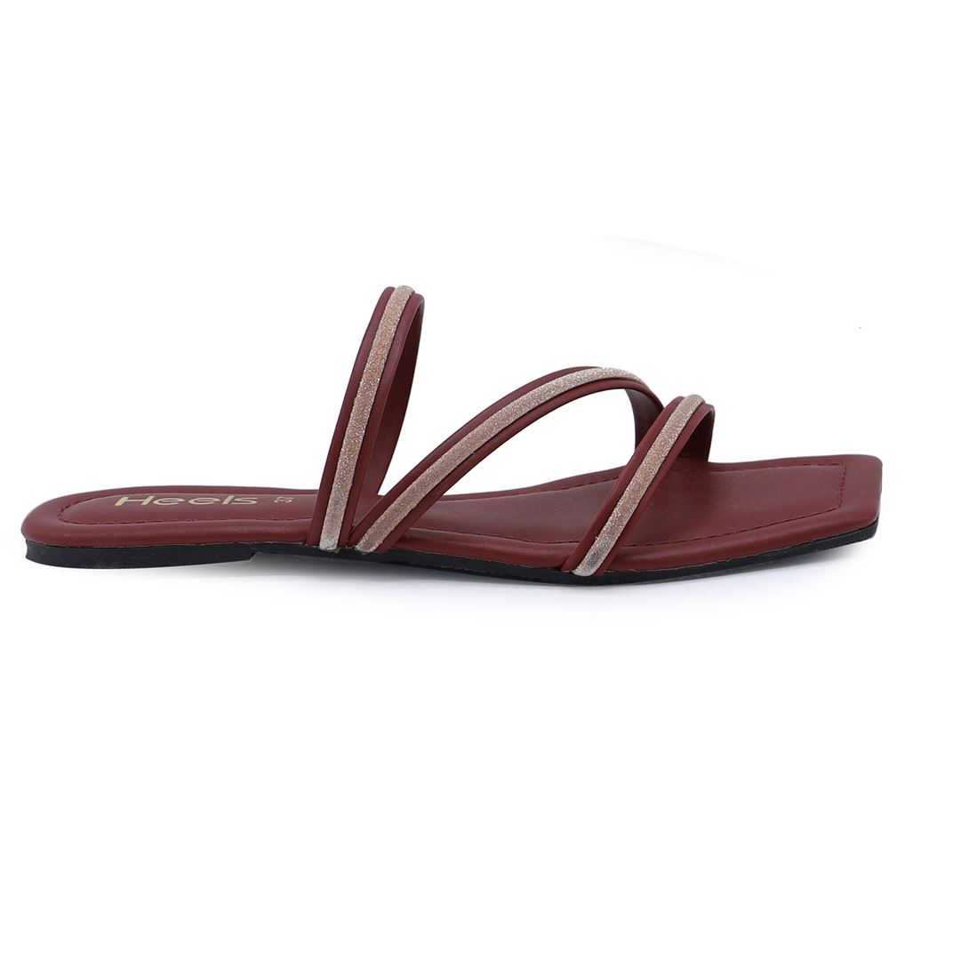 Maroon Casual Slipper 000330