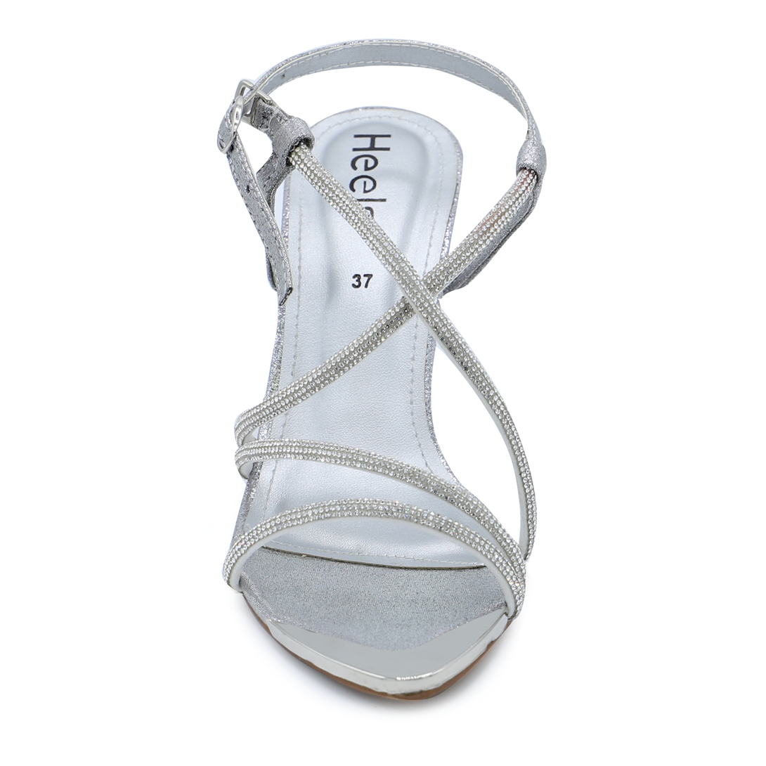 Silver Fancy Sandal 066616