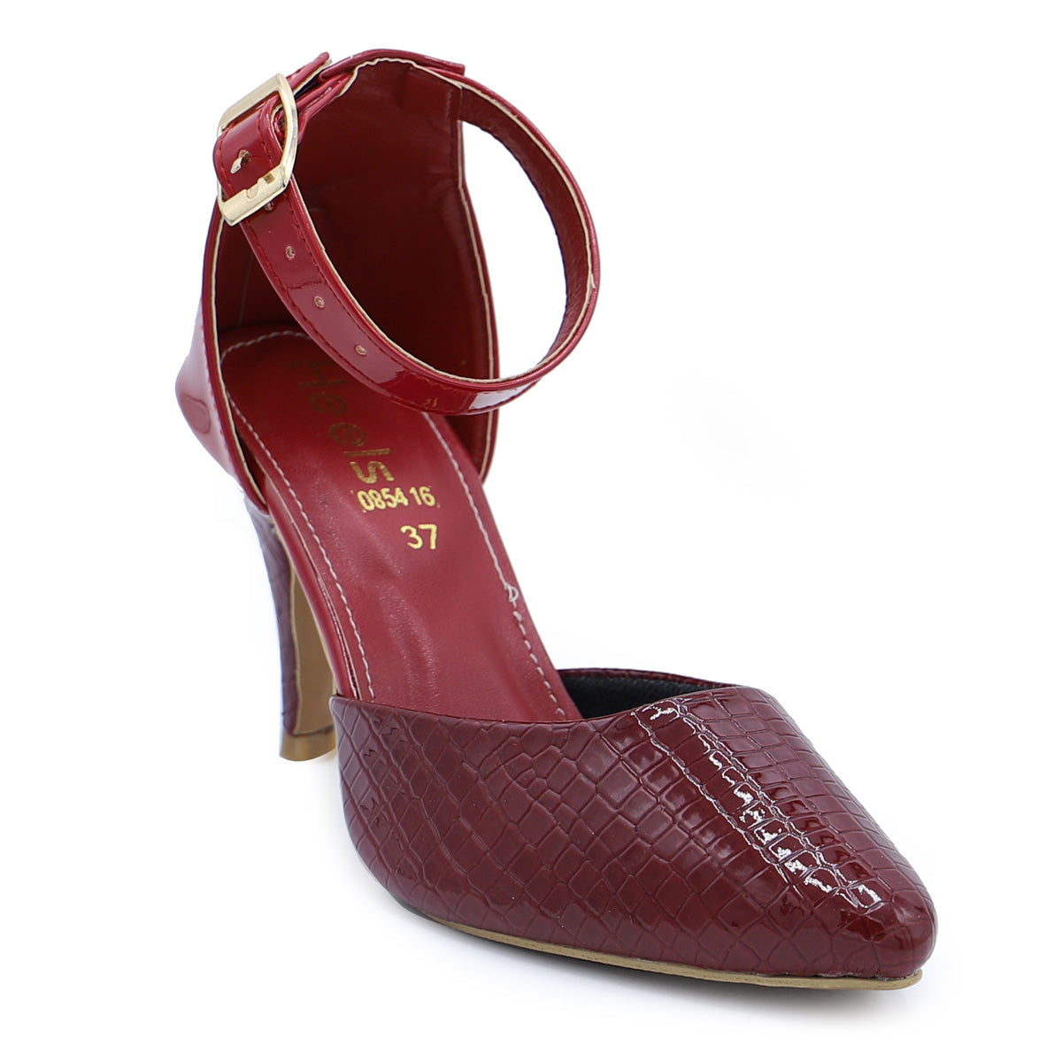 Maroon Formal Court Shoes 085416