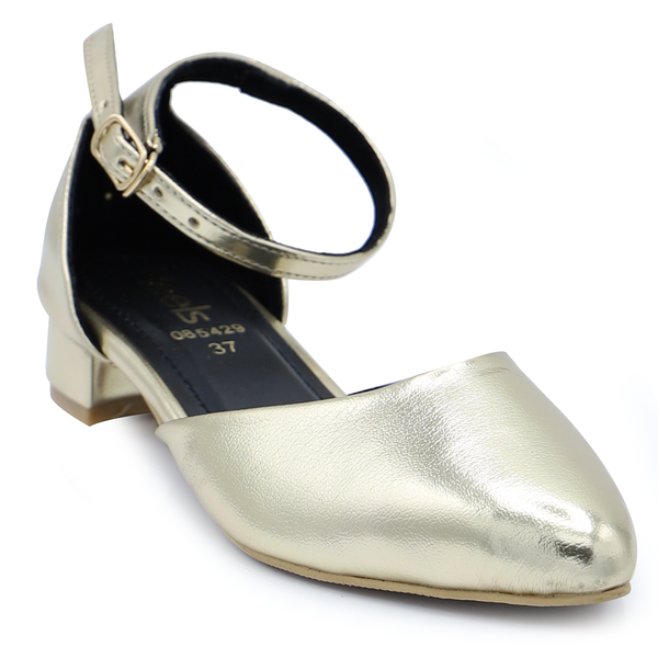 Golden Formal Court Shoes 085429