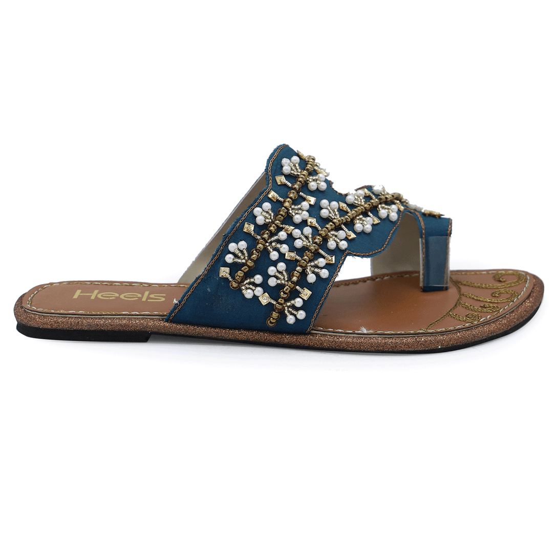 Navy Ethnic Chappal 005685