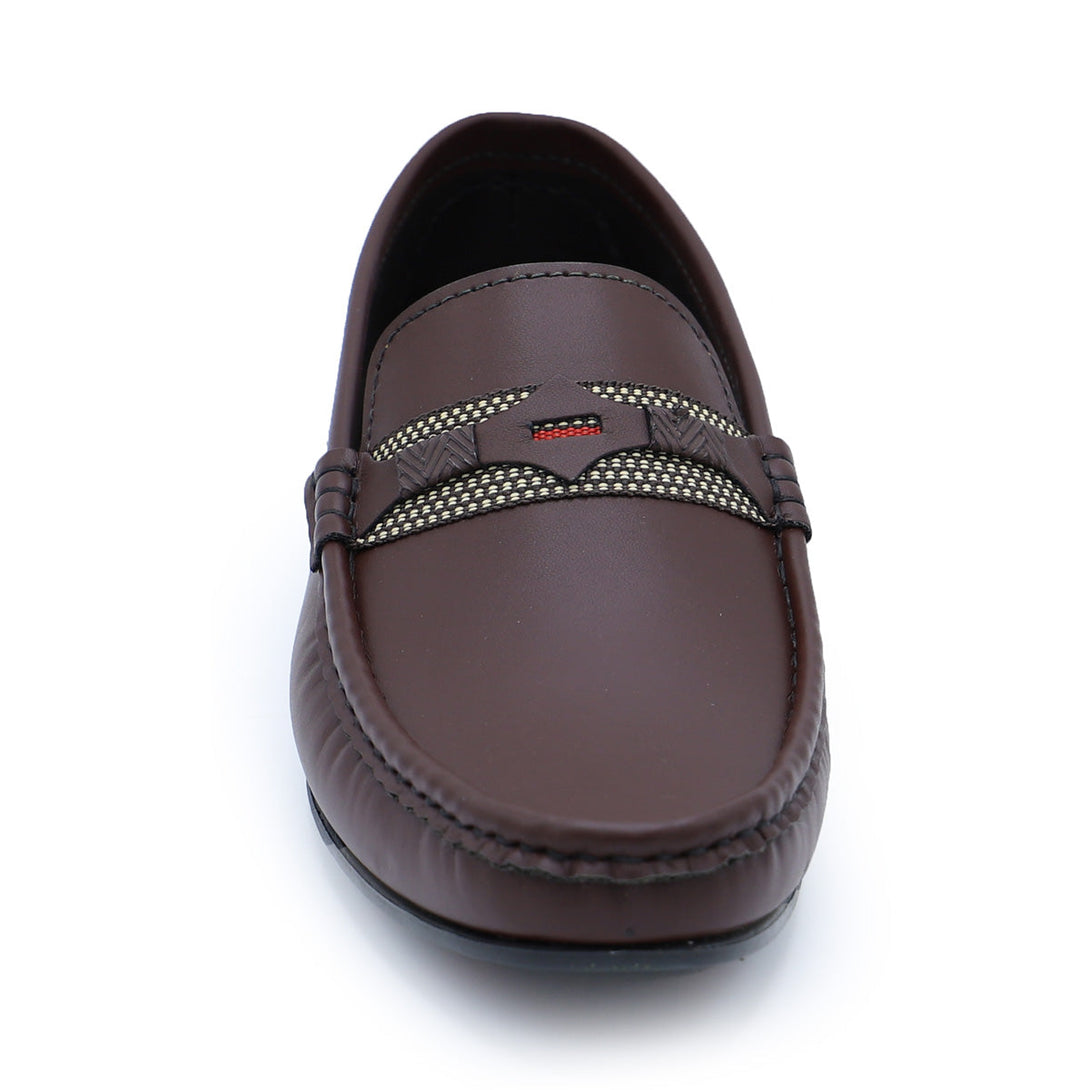 Brown Formal Slip ON 165088