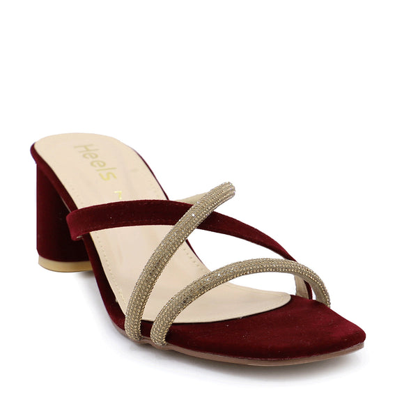 Maroon Fancy Slipper 045155