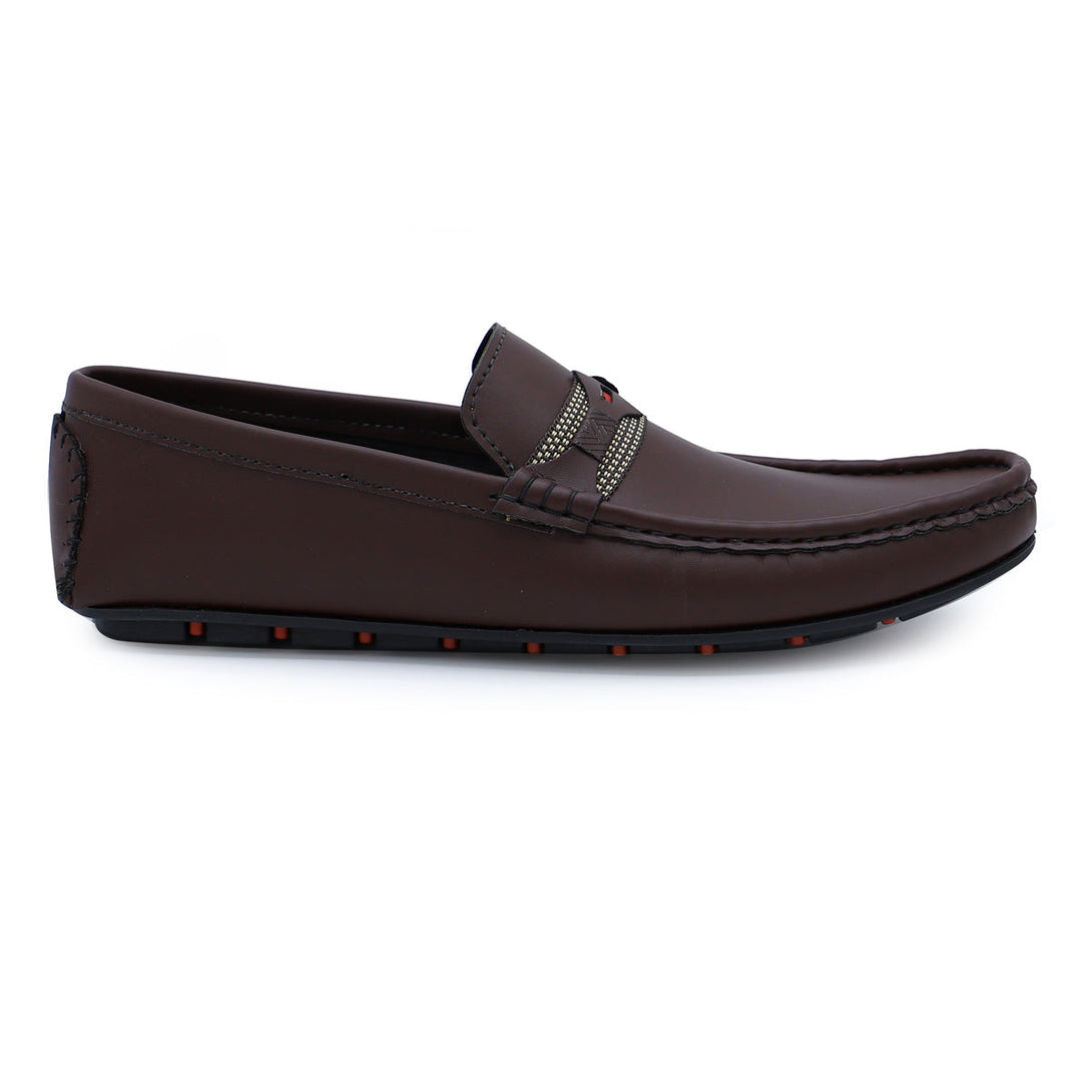 Brown Formal Slip ON 165088