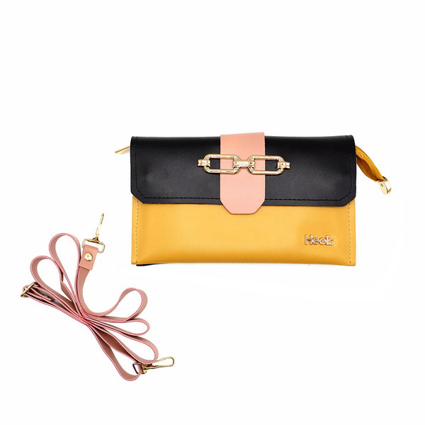 Yellow Casual Clutch C08185