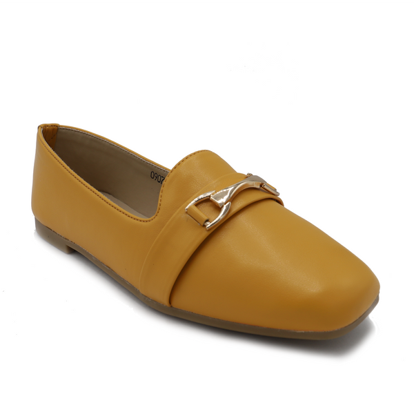 Yellow Casual Pumps 090769