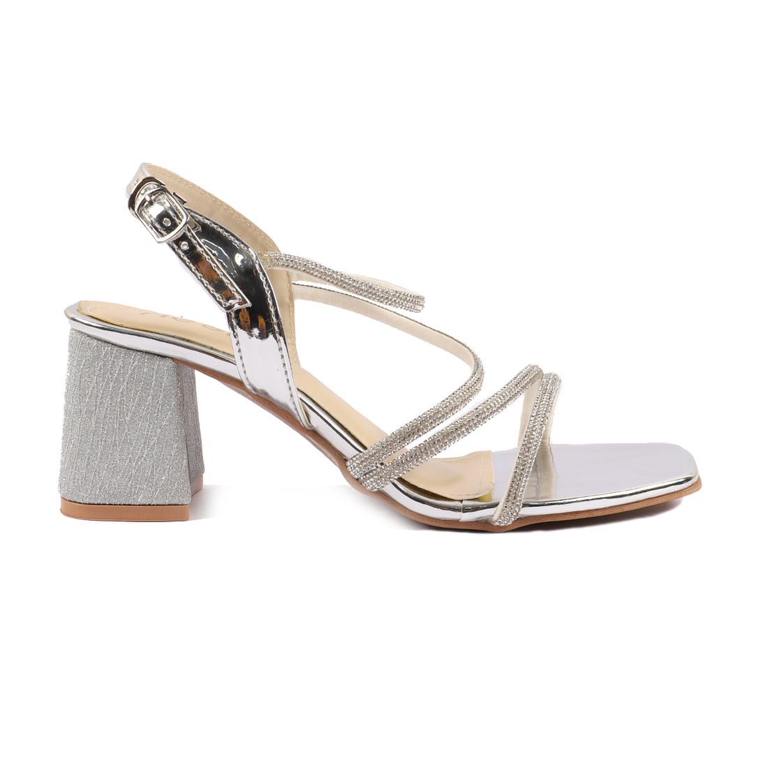 Silver Fancy Sandal 066587