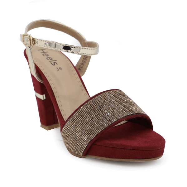Maroon Fancy Sandal 066634