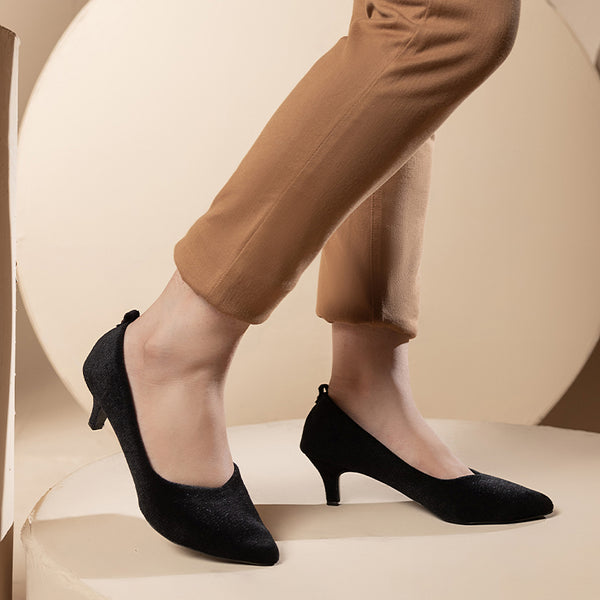 Black Formal Court Shoes L00850046