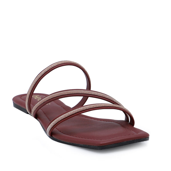 Maroon Casual Slipper 000330