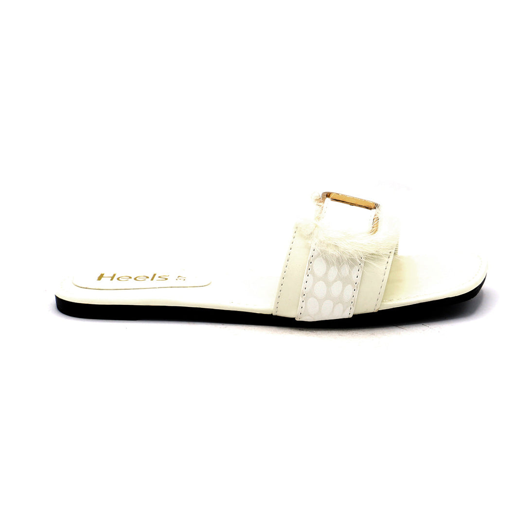 White Casual Slipper 000343