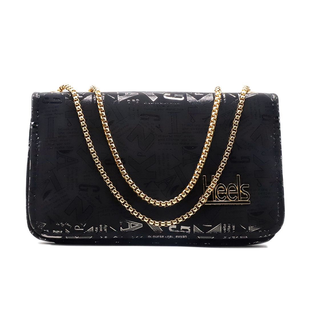 Black casual boxy clutch handbag for women â€“ stylish and versatile purse.