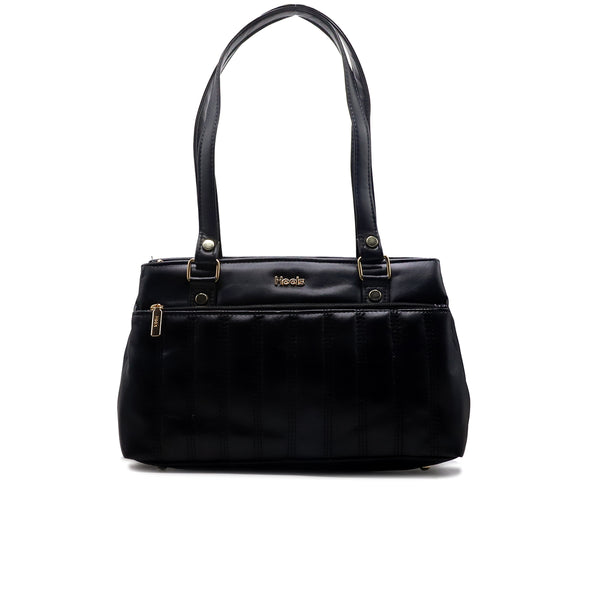 Black casual handbag for women versatile, stylish everyday bag