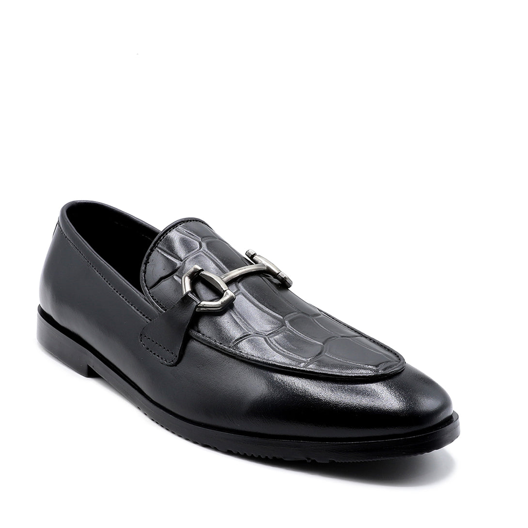 Black formal slip-on shoes for men – office & formal wear