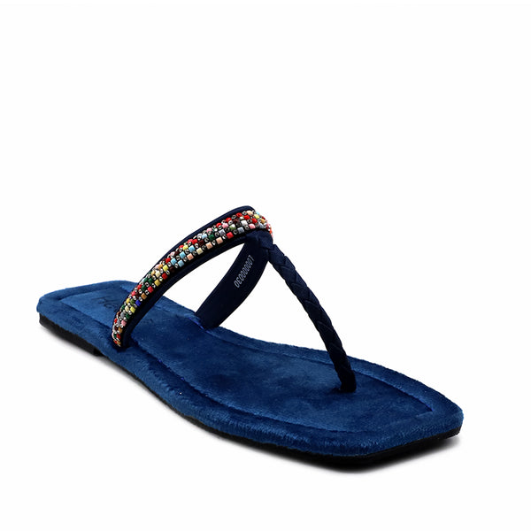 Blue casual chappal for women trendy and comfortable daily footwear