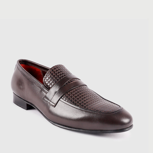 Elegant brown slip-on shoes for men premium formal footwear online