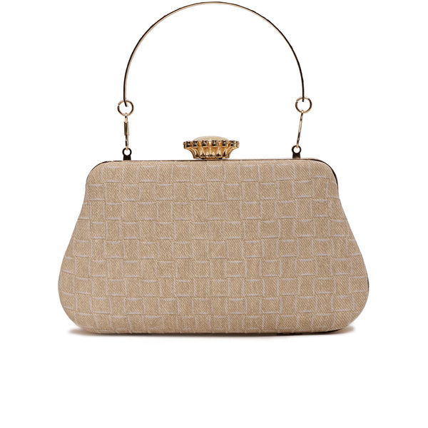 Elegant coffee Fancy  clutch bag for weddings & parties