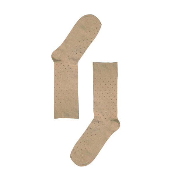 Beige Men Socks