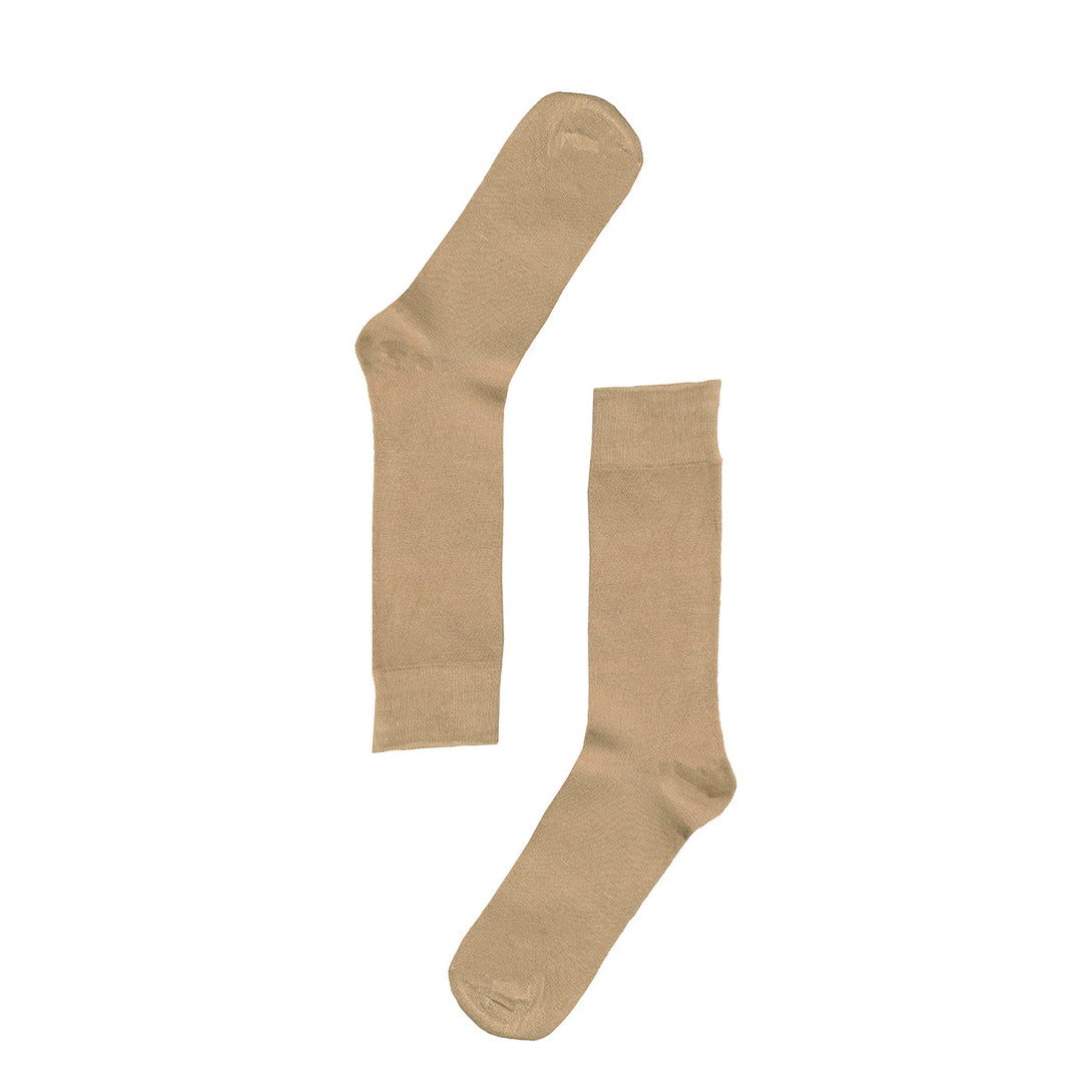 Beige Men Socks