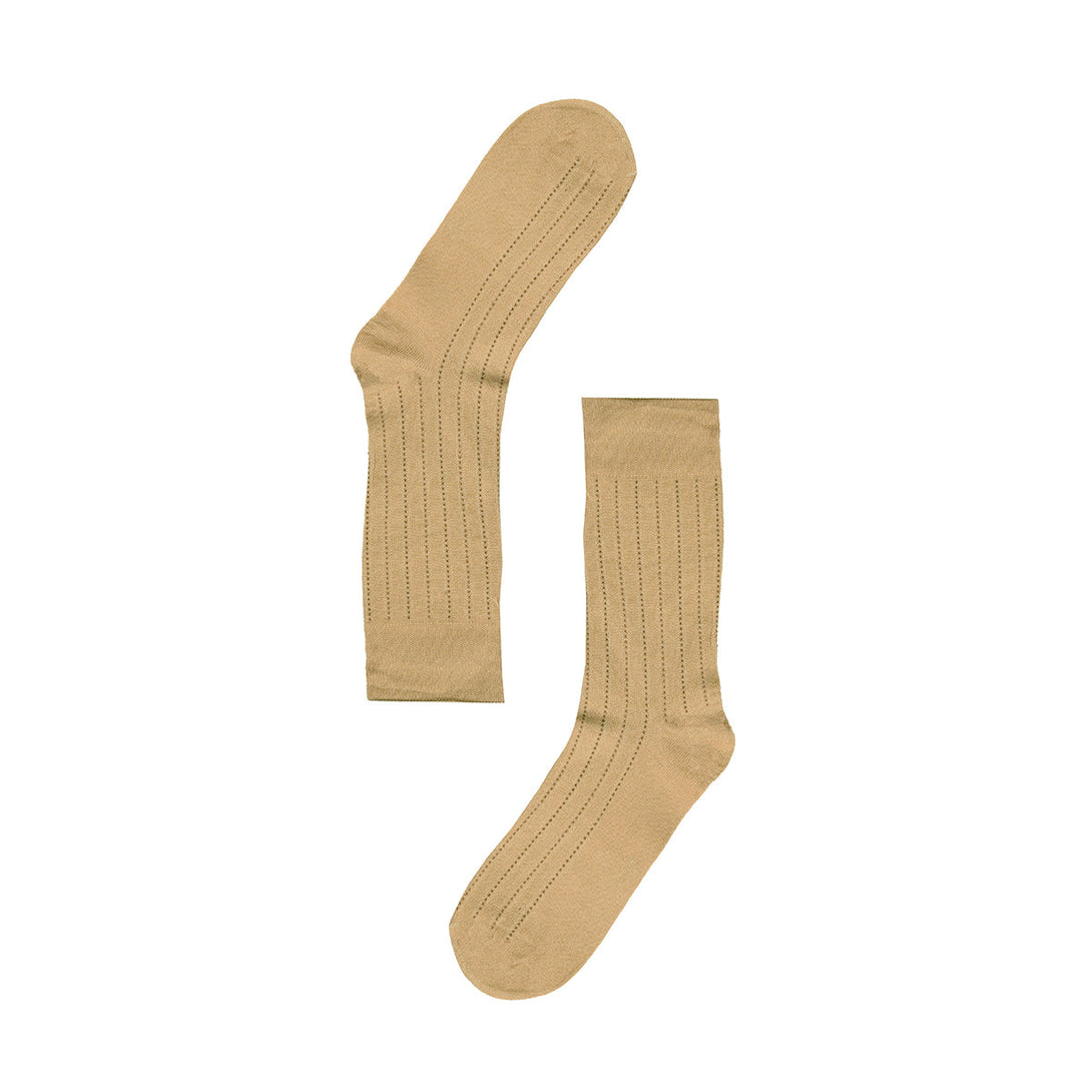 Beige Men Socks