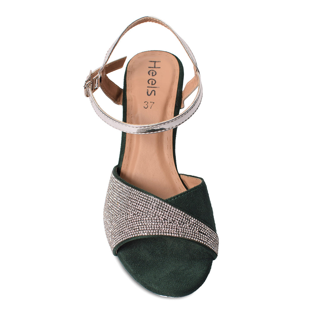 Green Fancy Sandal 066633