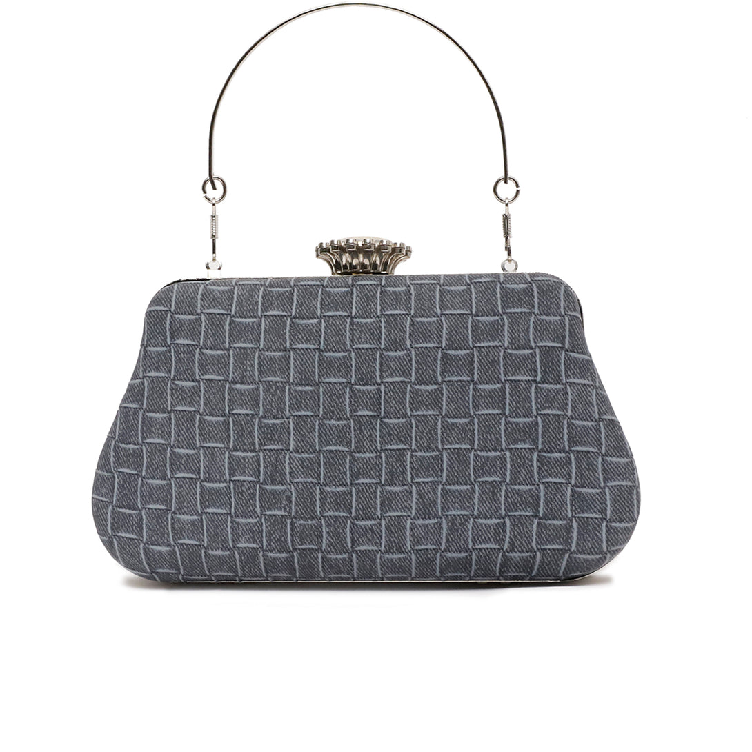 Stylish Grey Ladies Clutch with premium design