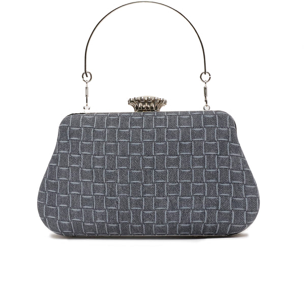 Stylish Grey Ladies Clutch with premium design