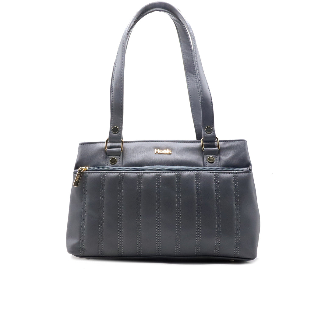 Grey casual handbag for women elegant and practical daily shoulder bag