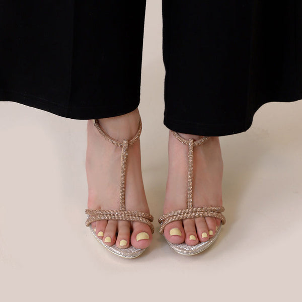 Golden Fancy Sandal L00660067