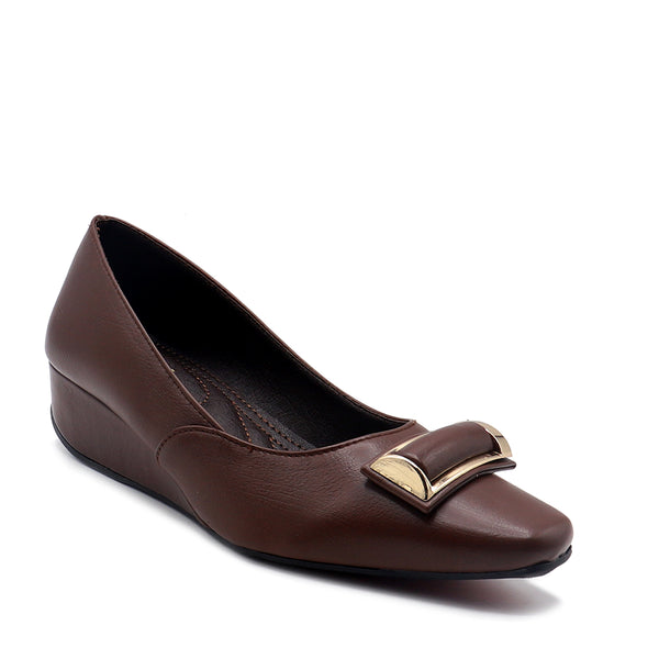 Brown Formal Court Shoes L00850003