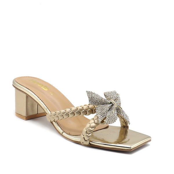 Golden Fancy Slipper 045194