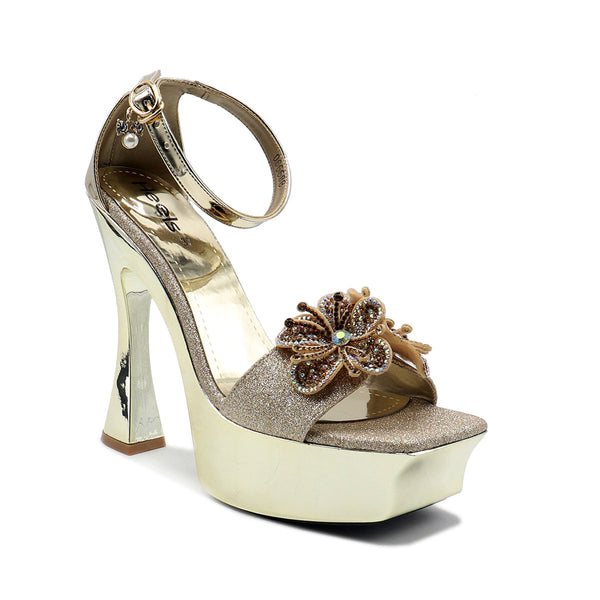 Golden Bridal Sandal 066688