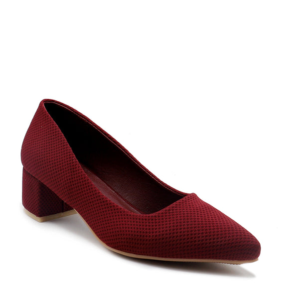 Maroon Formal Court Shoes L00850007