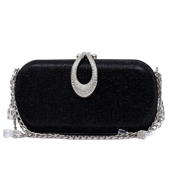 Black Fancy Clutch C00C20330