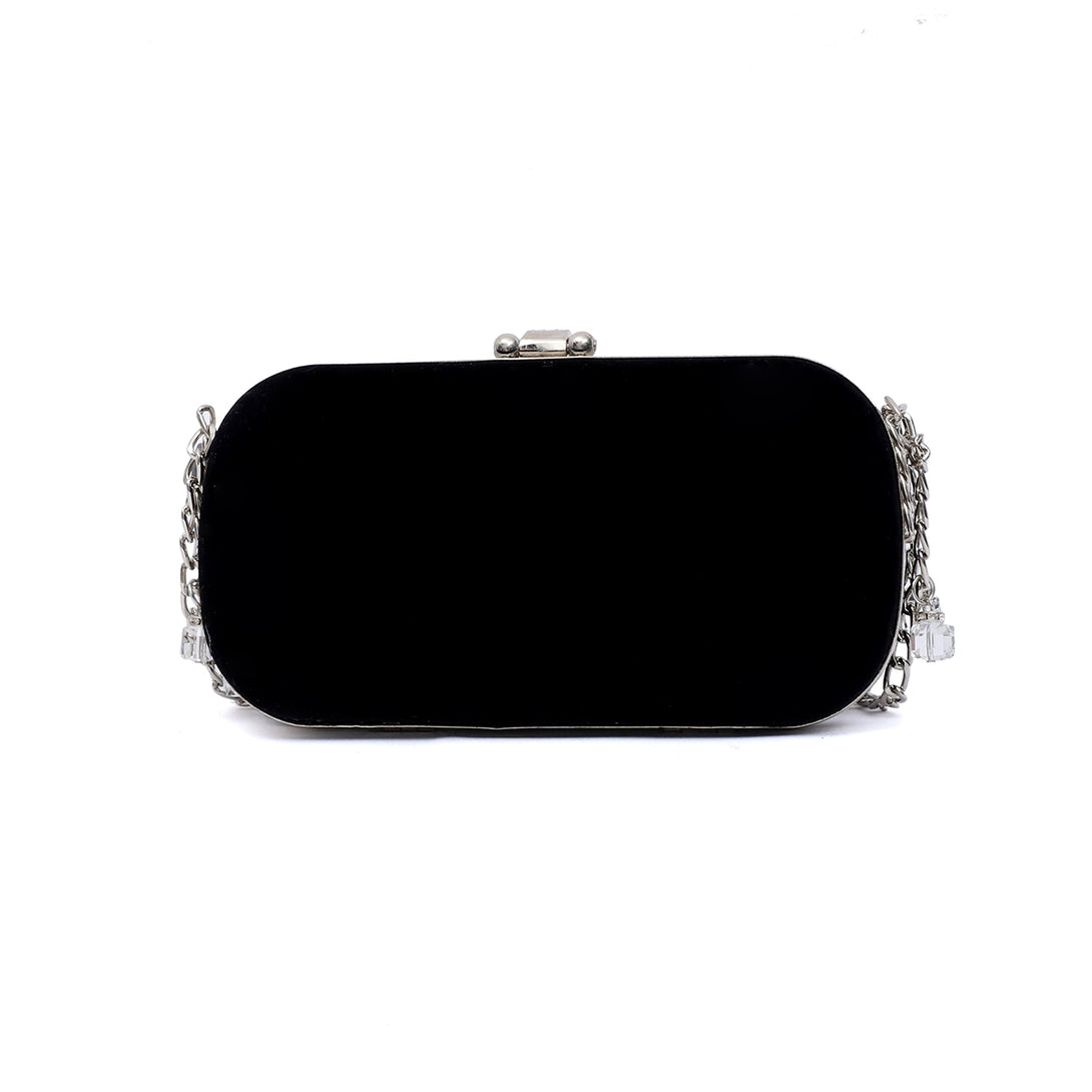 Black Fancy Clutch C00C20330
