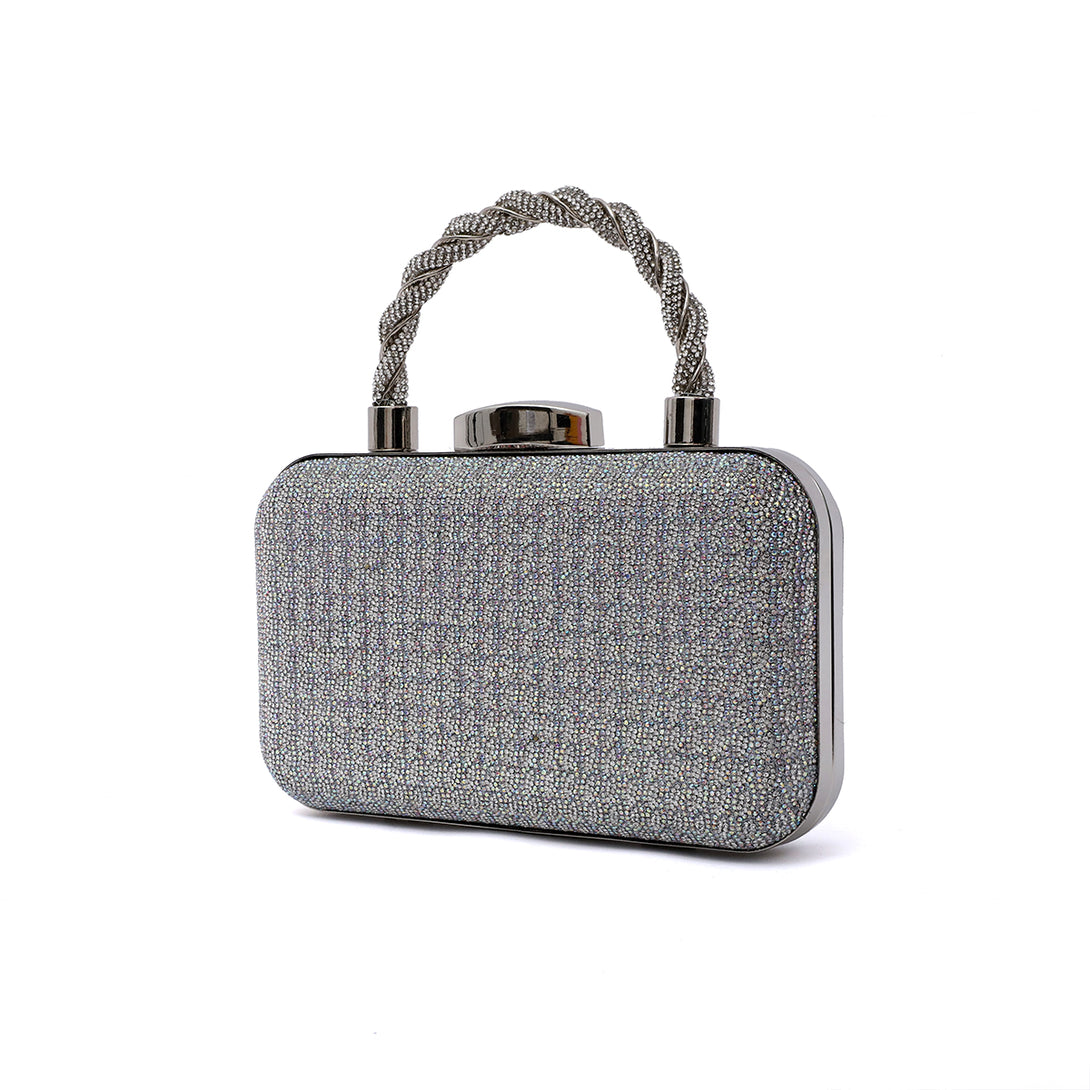Silver Fancy Clutch C00C20338