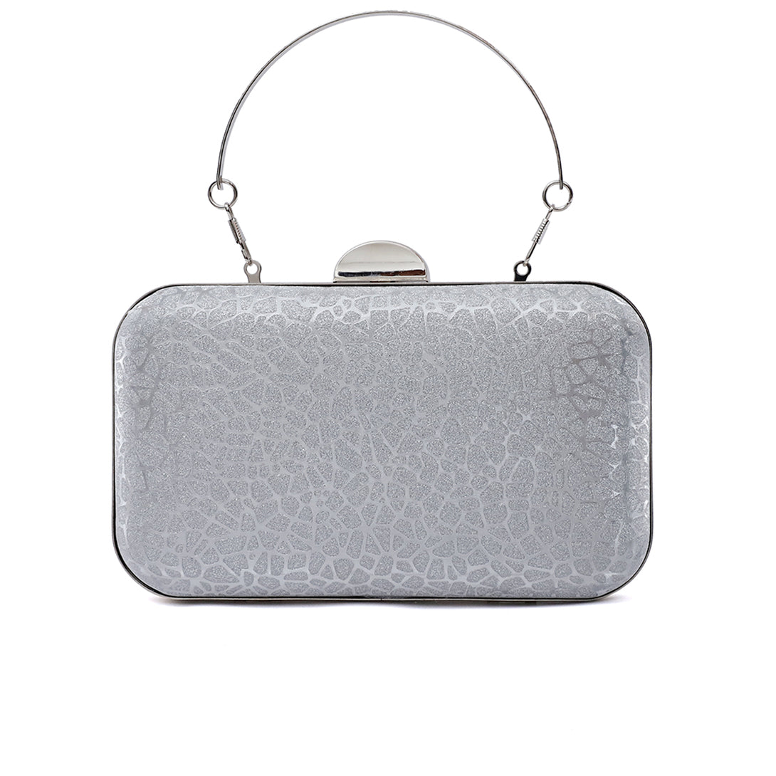 Silver Fancy Clutch C00C20340