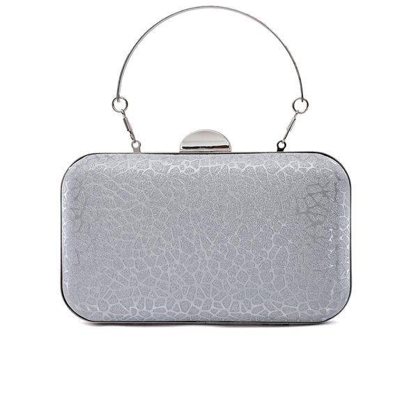 Silver Fancy Clutch C00C20340