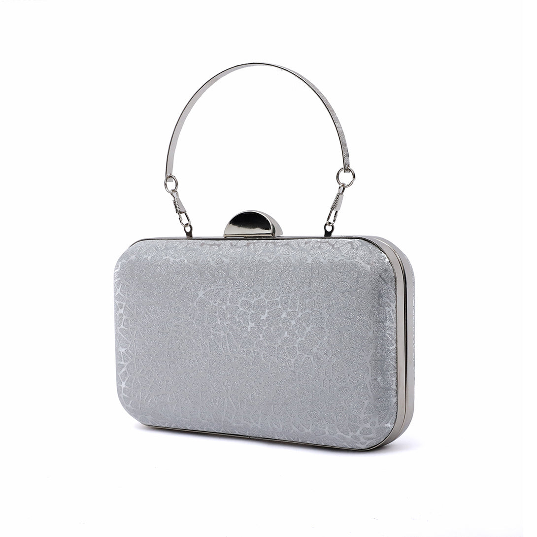 Silver Fancy Clutch C00C20340
