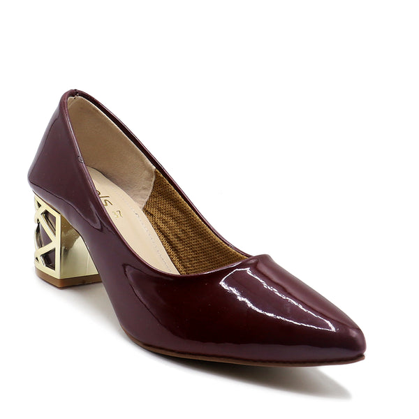 Maroon Formal Court Shoes 085463