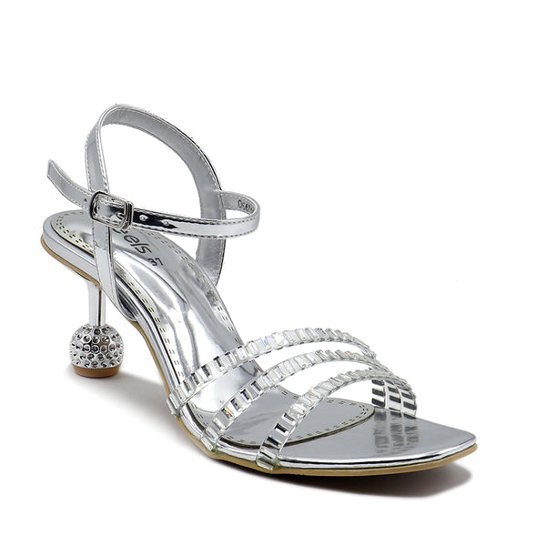 Silver Fancy Sandal 066715