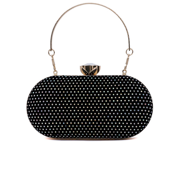 Black Fancy Clutch C00C20329